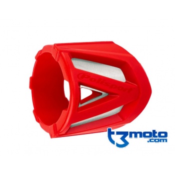 Protector de silenciador Enduro Polisport Rojo